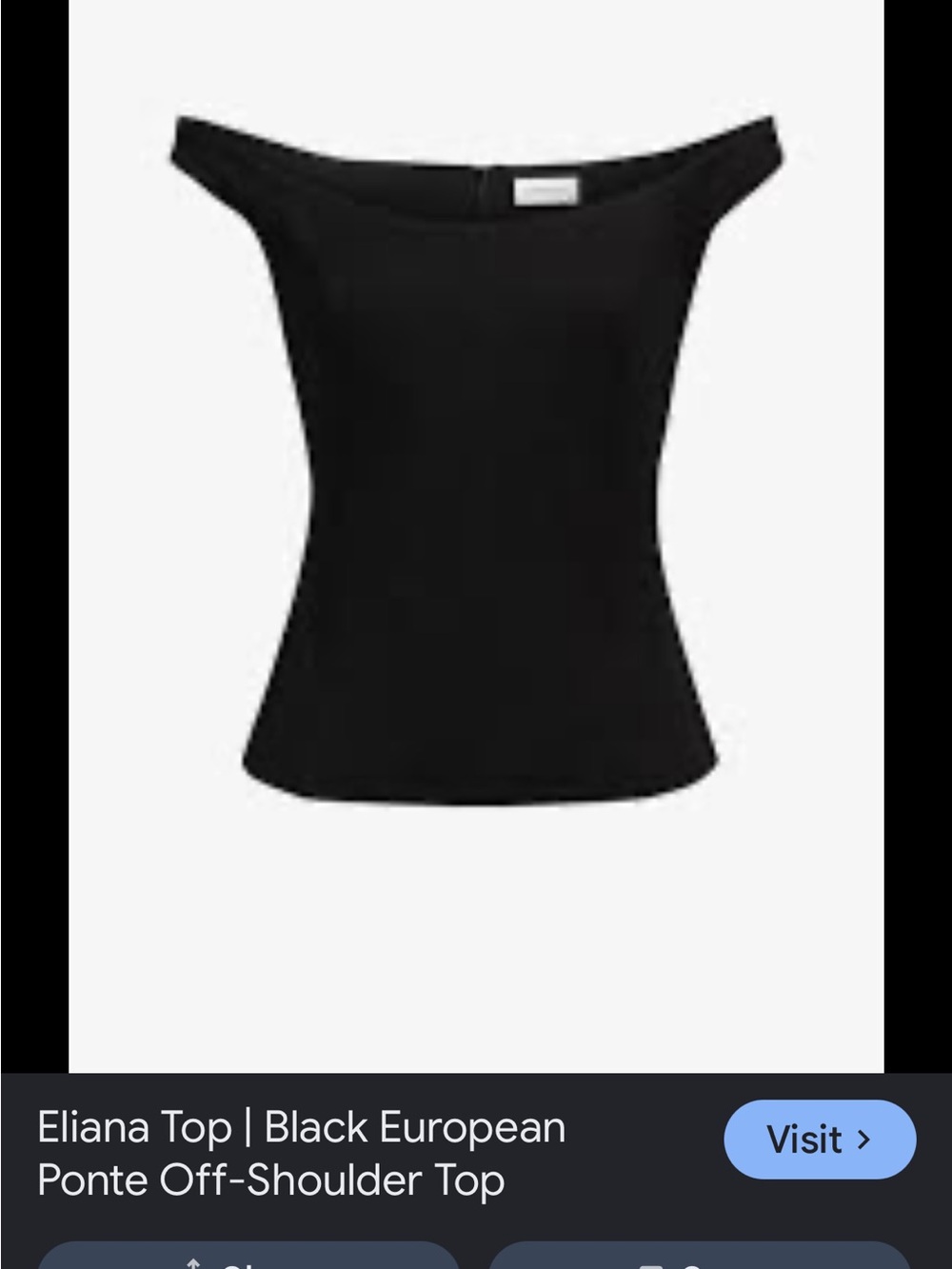 Black Off-Shoulder - Picture 4 of 7